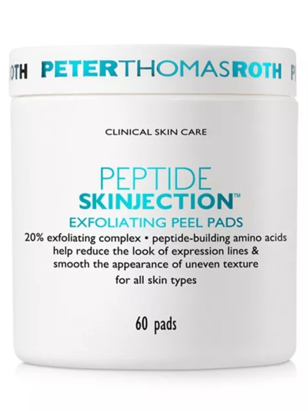 Peter Thomas Roth Peptide Skinjection Exfoliating Peel Pads - 60 CT